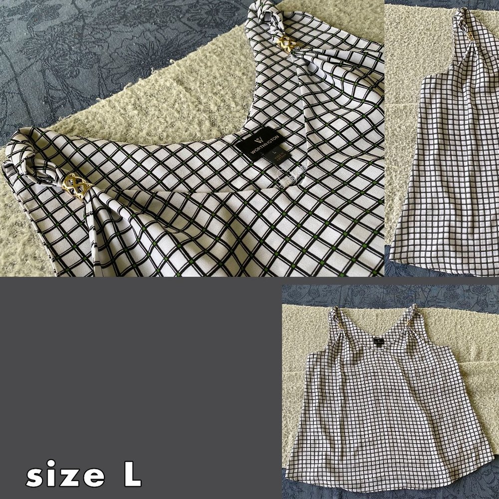 Strappy Blouse w/ Gold Charm